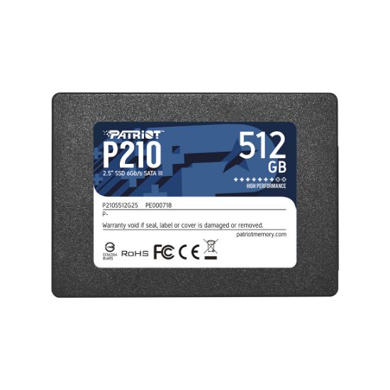 სურათი SSD მეხსიერება Patriot P210S512G25 P210 512GB SATA3 2,5"