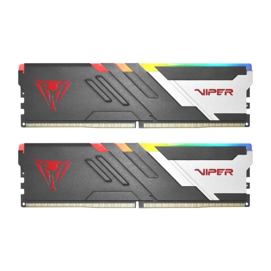 სურათი მეხსიერება Patriot PVVR532G640C32K Viper Venom RGB DDR5 32GB (2x16GB) 6400MHz CL32 1.4V UDIMM 