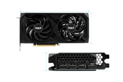 სურათი ვიდეო ბარათი Palit RTX4060Ti DUAL 8GB GDDR6 128bit 3-DP HDMI NE6406T019P1-1060D 