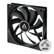 სურათი ქეისის ქულერი Arctic F12 PWM PST Single fan | Black ACFAN00200A