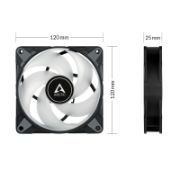 სურათი ქეისის ქულერი ACFAN00231A Arctic P12 PWM PST A-RGB (Black)