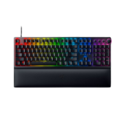 სურათი მექანიკური კლავიატურა Razer Huntsman V2 RGB 108key Red Switch USB EN, Black