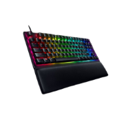 სურათი მექანიკური კლავიატურა Razer Keyboard Huntsman V2 TKL RGB 87key Red Switch USB EN, black