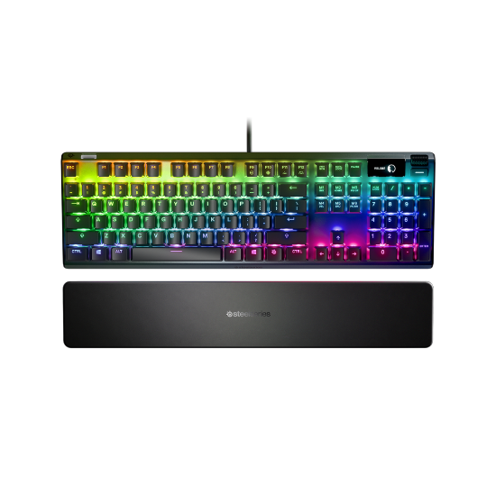 სურათი მექანიკური კლავიატურა SteelSeries Keyboard Apex 7 RGB 106key Brown Switch USB 