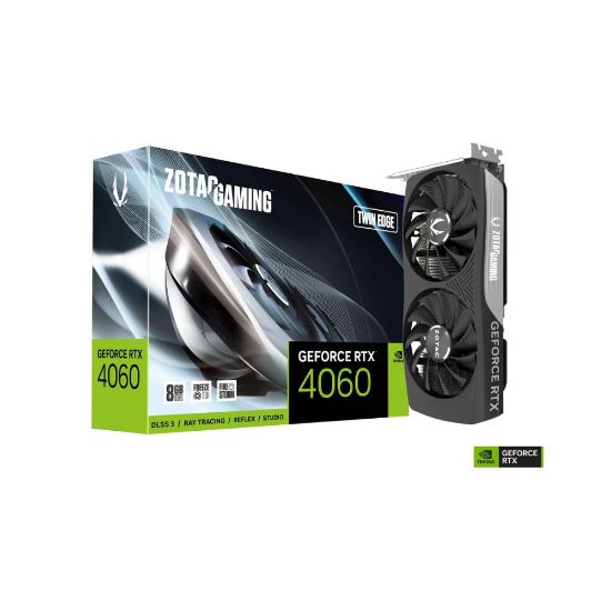 სურათი ვიდეო ბარათი ZOTAC GeForce RTX 4060 8GB GDDR6 Twin Edge