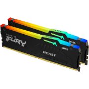 სურათი მეხსიერება KINGSTON  FURY Beast RGB XMP 32GB 5600MT/s DDR5 CL40 DIMM (Kit of 2) KF556C40BBAK2-32