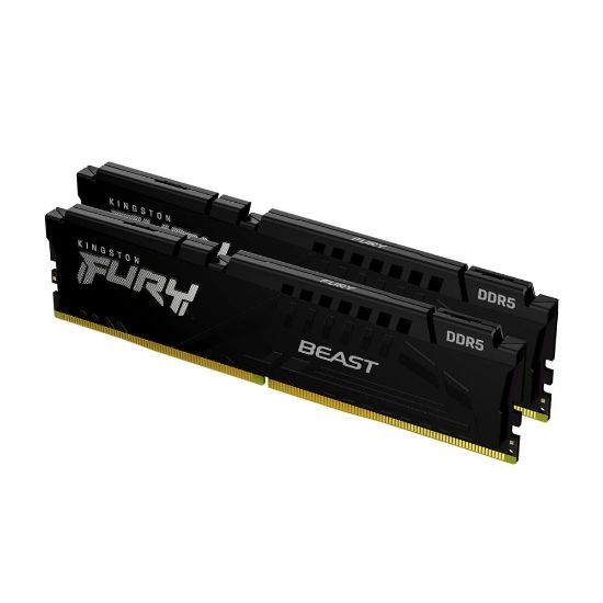 სურათი  მეხსიერება KINGSTON  FURY Beast Black XMP 64GB 5600MT/s DDR5 CL40 DIMM (Kit of 2) KF556C40BBK2-64