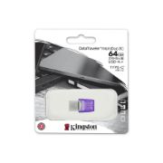 სურათი USB ფლეშ მეხსიერება KINGSTON  64GB DataTraveler microDuo 3C USB-A + USB-C DTDUO3CG3/64GB