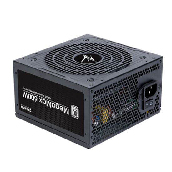 სურათი კვების ბლოკი Zalman PSU Megamax  (600W) 83% 80+ White ZM600-TXII