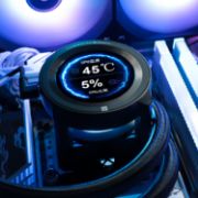 სურათი წყლის გაგრილება THERMALRIGHT Core Vision 360 Black Argb AIO CPU Cooler