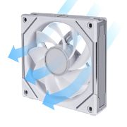 სურათი ქეისის ქულერი Lian Li UNI FAN Reverse SL-INF 120mm-1 White G99.12RSLIN1W.00