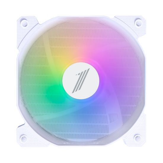 სურათი ქეისის ქულერი 1ST PLAYER F2 120mm ARGB White Bulk